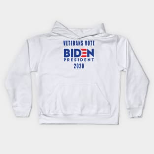 Veterans vote Biden 2020 Kids Hoodie